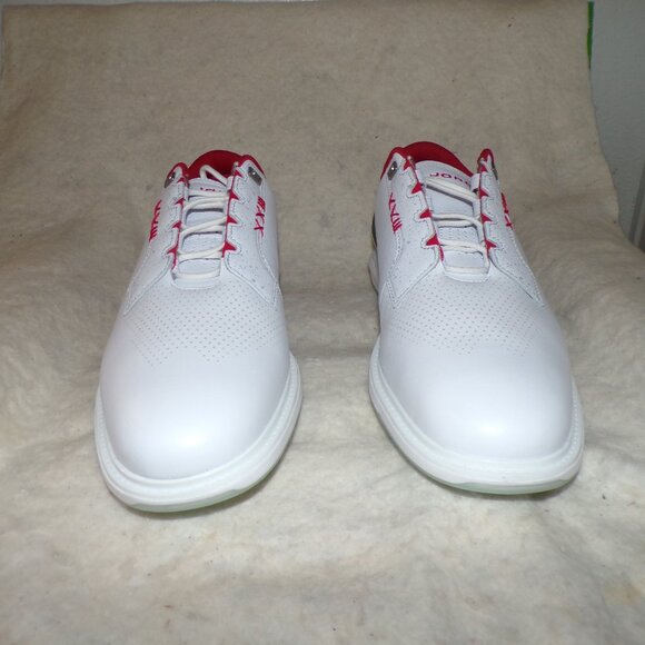 Size 9 - Jordan ADG 5 White Fire Red Golf Shoes Brand New The Grove XXIII main image 5